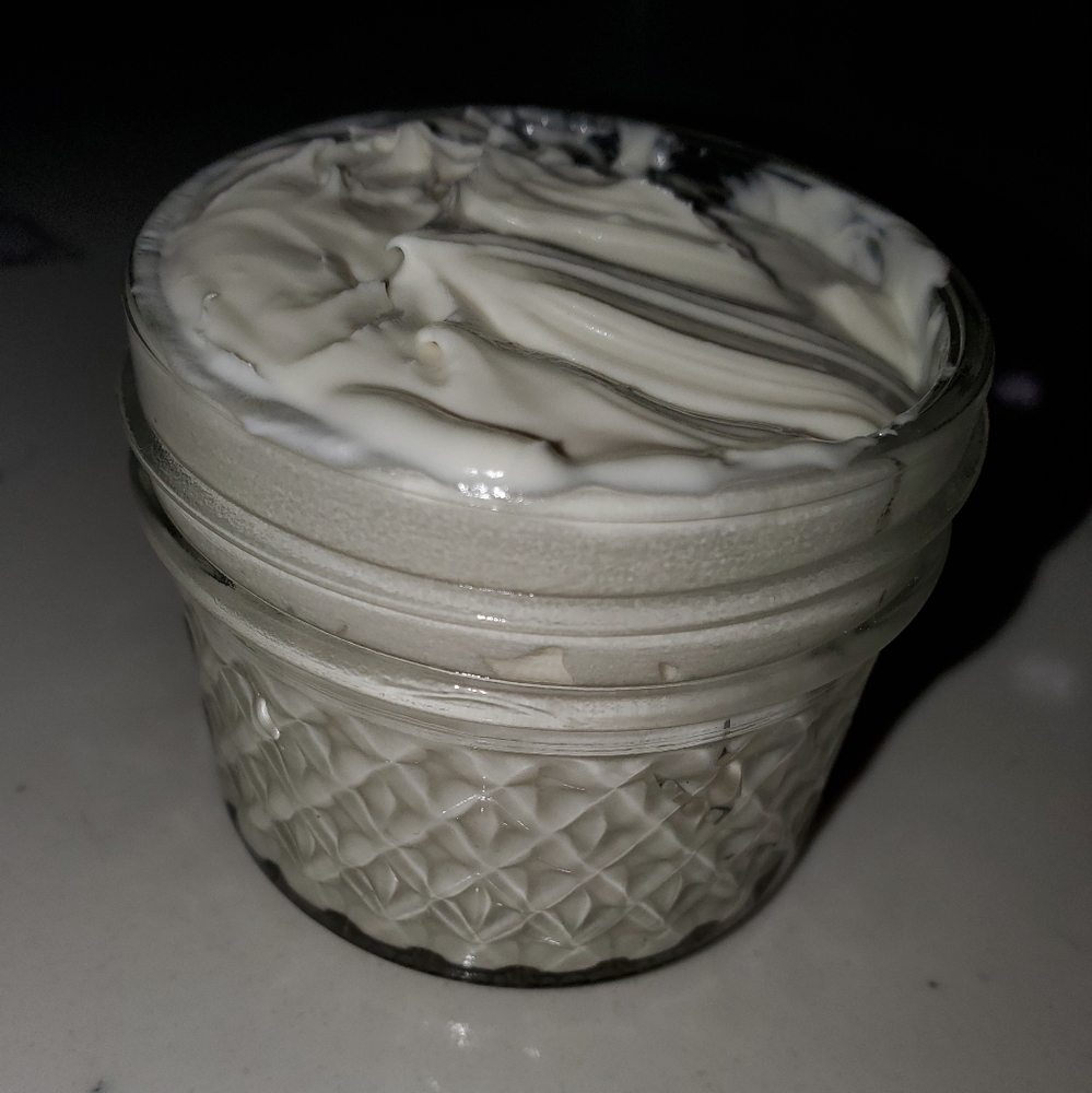 Magnesium Shea body butters- organic-no chemicals. Bundle deal. 3 glass jars.4oz